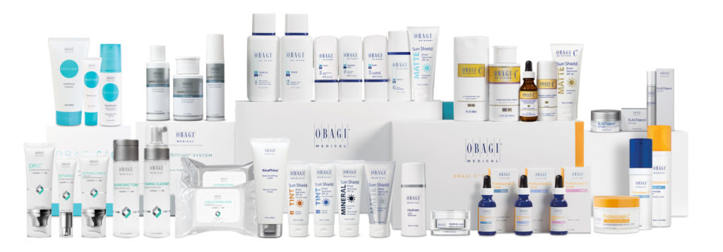 A picture of the Obagi range of produc ts
